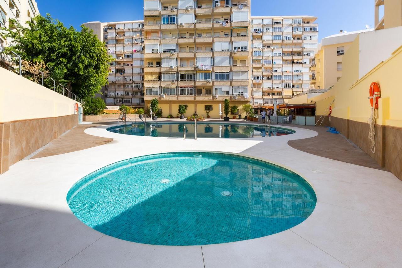 Ver853 - Estudio Con Terraza Vistas Al Mar, Piscina, Playa, Centro Torremolinos Kültér fotó